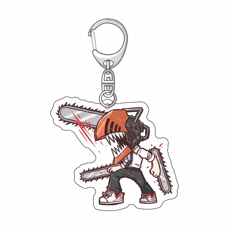 电锯人动漫链锯人电次玛奇玛早川秋帕瓦姬野蕾塞啵奇塔挂件钥匙扣