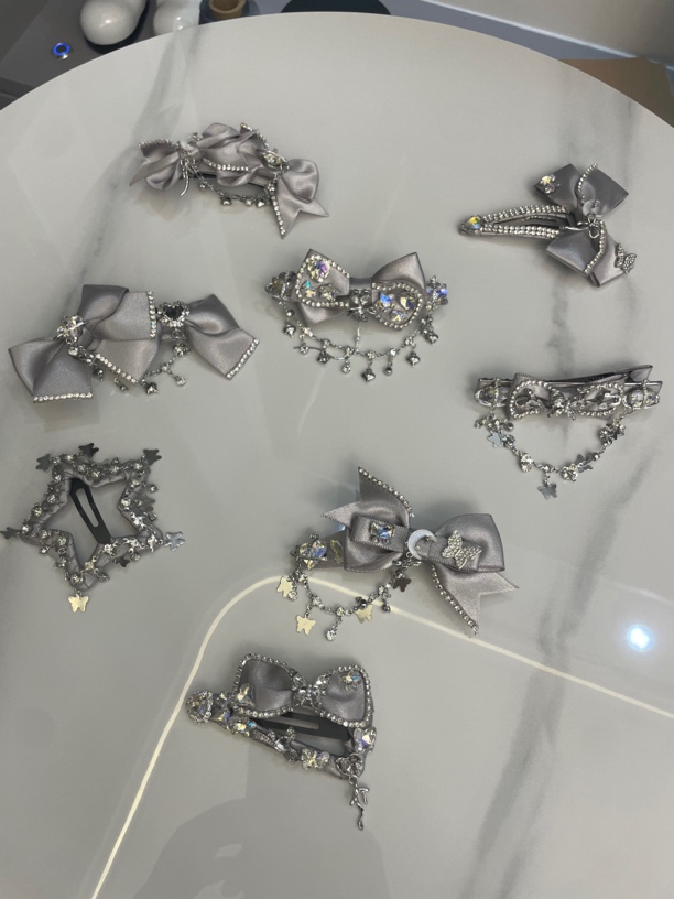 轻奢重工发饰少女风原创设计发饰