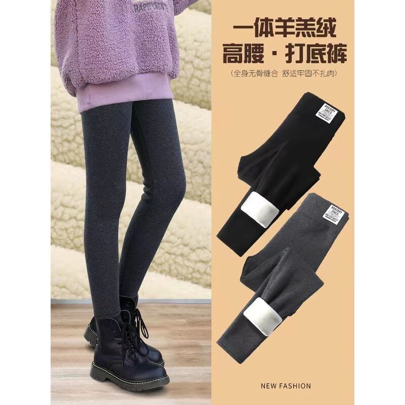 【小扬哥精选】女童打底裤秋冬外穿儿童裤子加绒加厚冬款中大童高