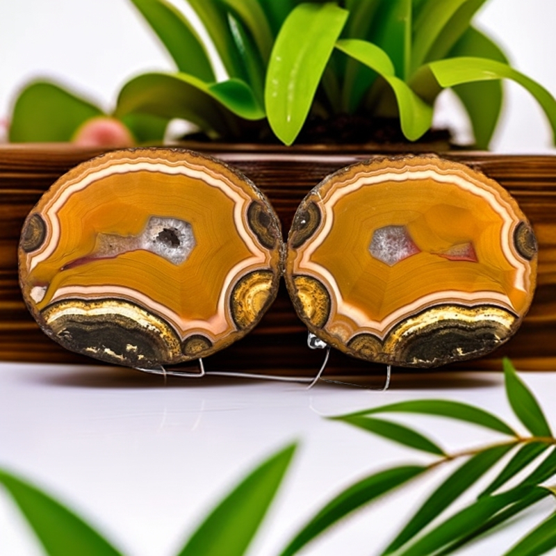 无品牌纯天然宣化战国红玛瑙玉石满金沙白拉丝原石皮对开对石摆件