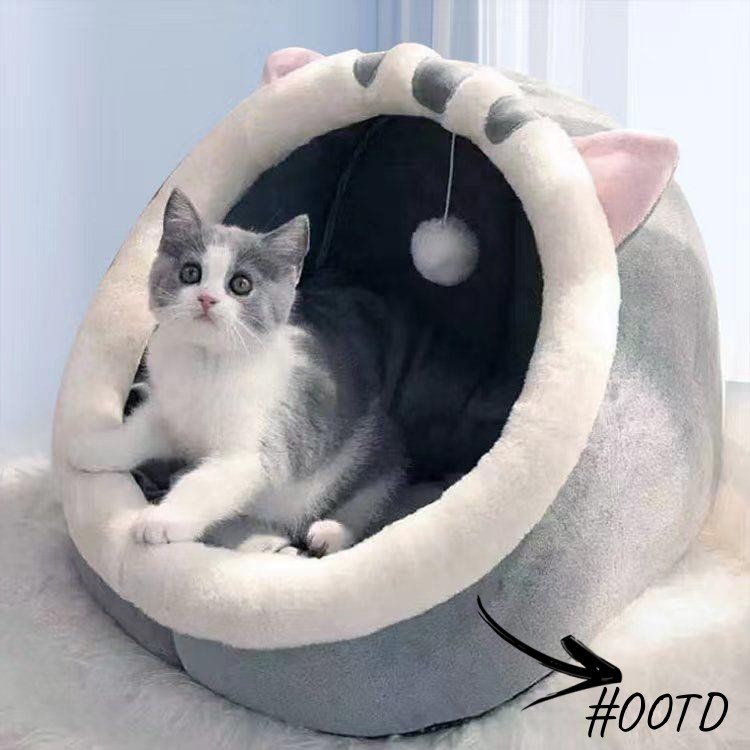 猫窝四季通用新款猫屋封闭式猫咪幼猫小猫床夏天狗窝冬季保暖用品