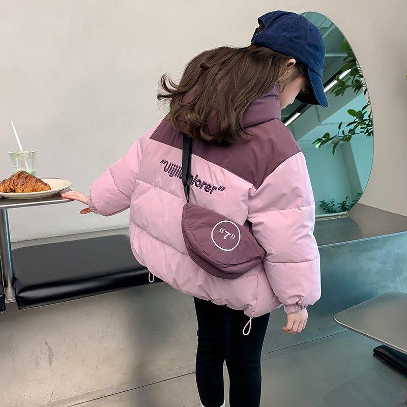 女童棉服冬装2023新款洋气儿童冬季加厚保暖棉衣小女孩外套上衣潮