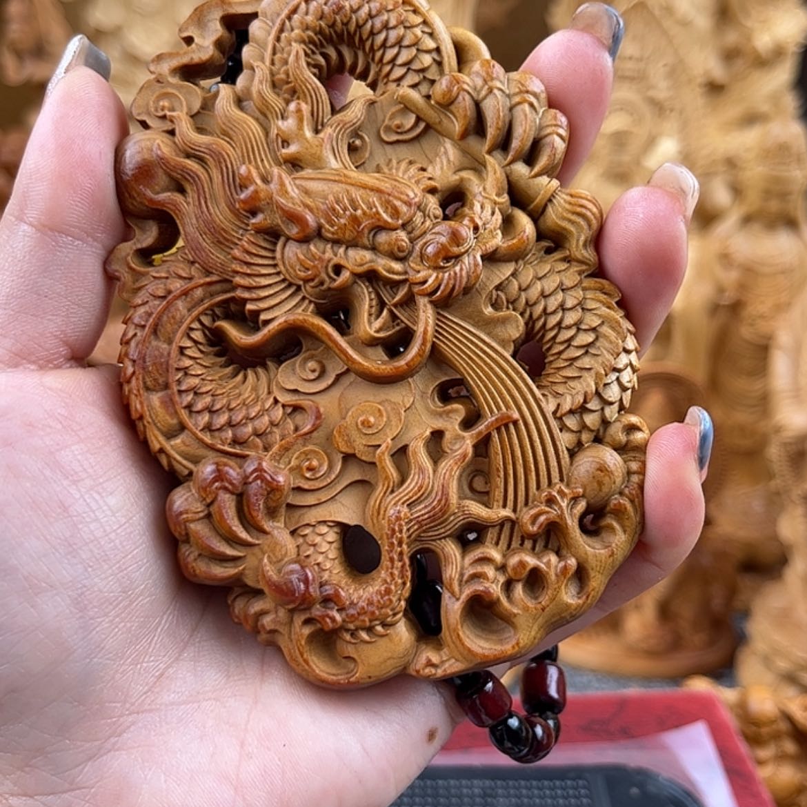 【闪购商品】柏木（崖柏）龙牌