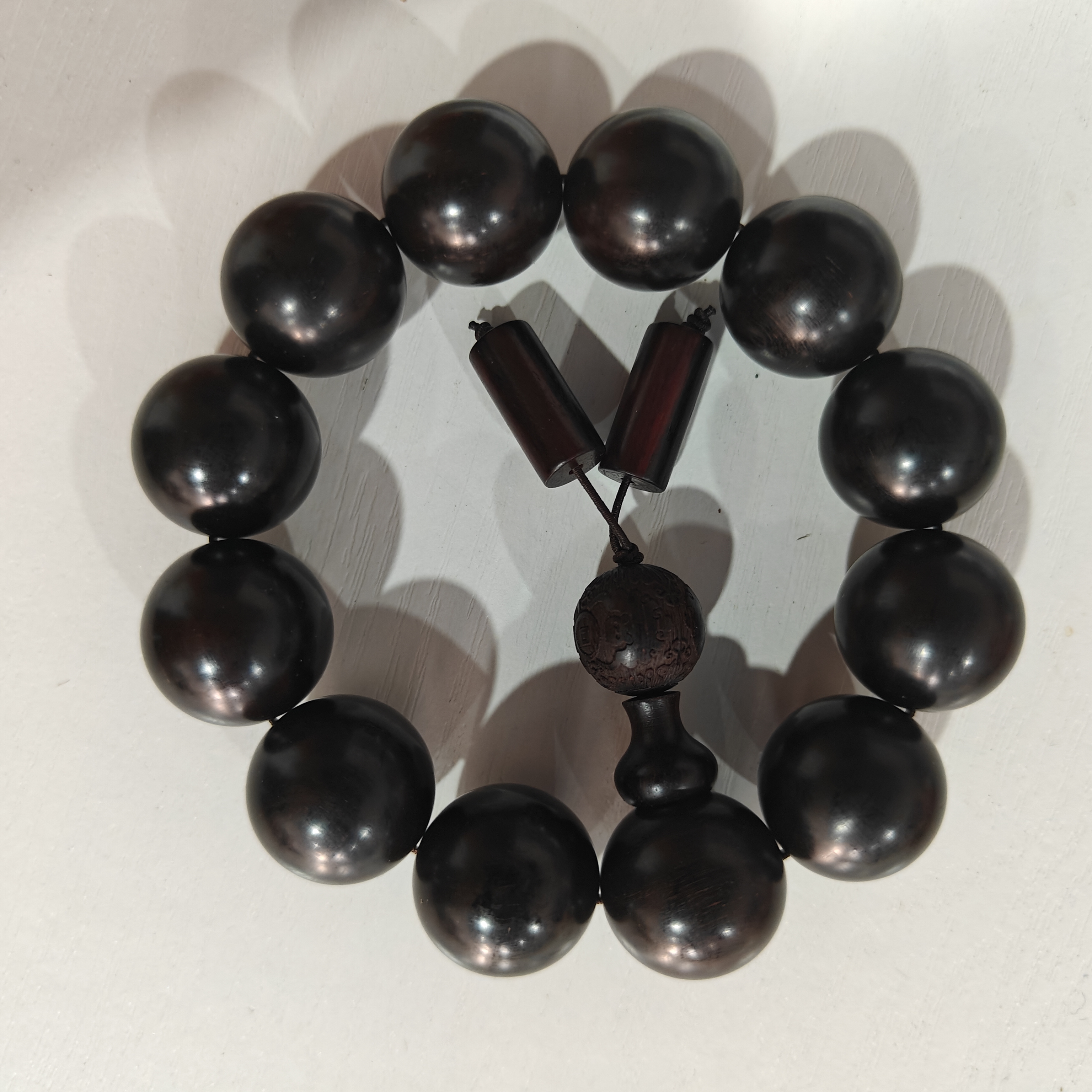 印度小叶紫檀 2.0手串 单圈