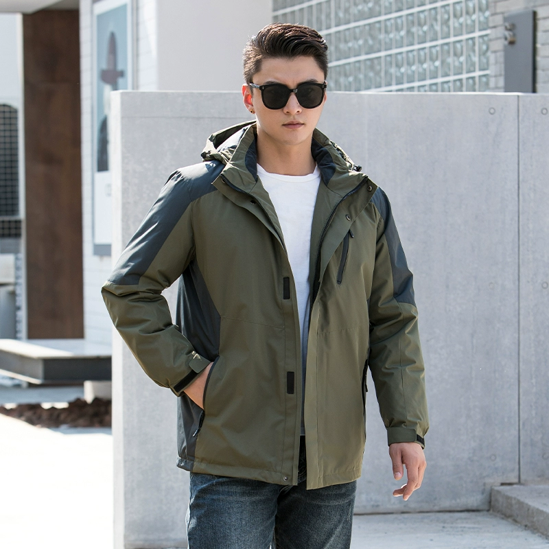 寒思2129 HANSI三合一可脱卸羽绒内胆冬季户外保暖羽绒服休闲外套