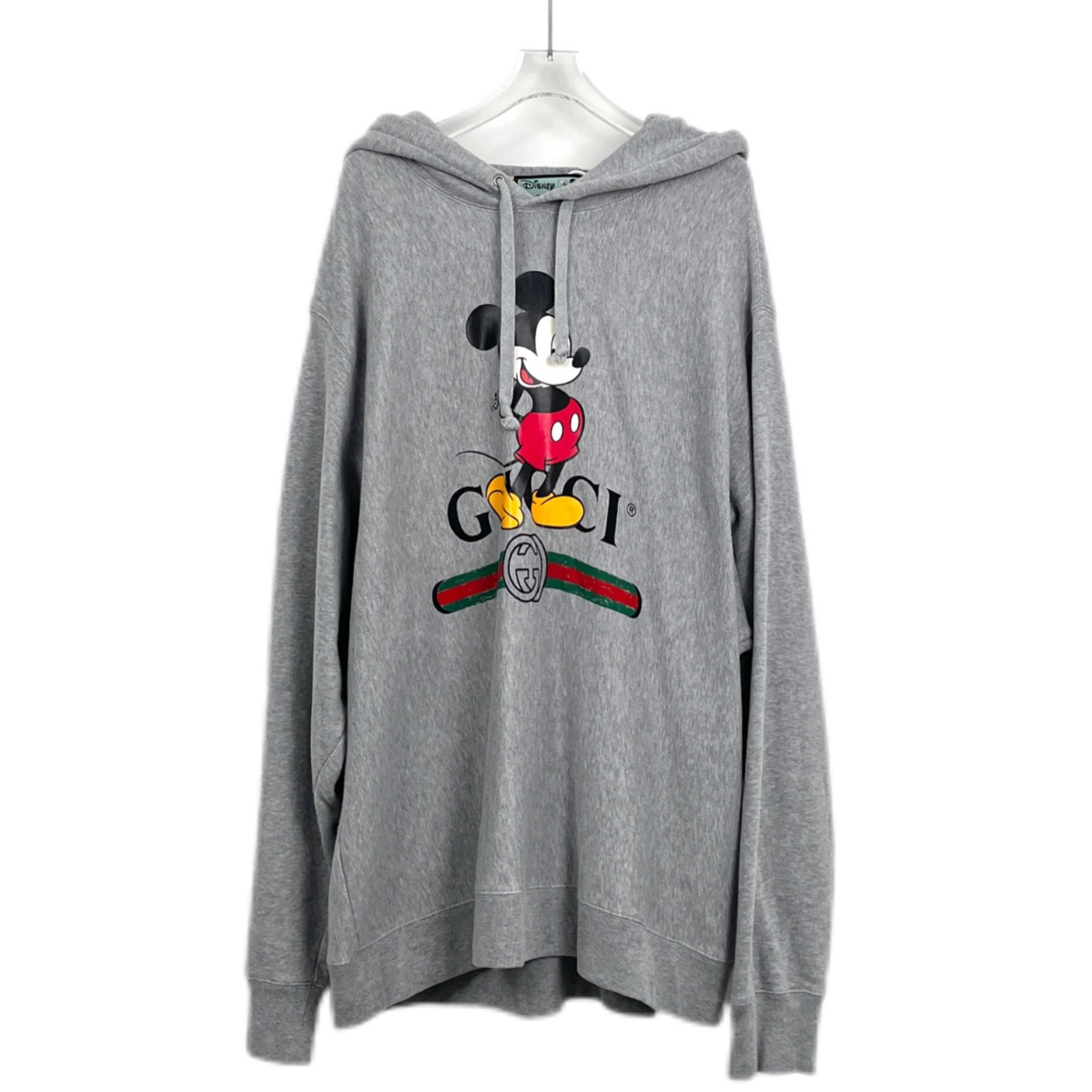 99新 GUCCI/古驰 00192 古驰 迪士尼联名连帽卫衣 女款 灰色 XL码