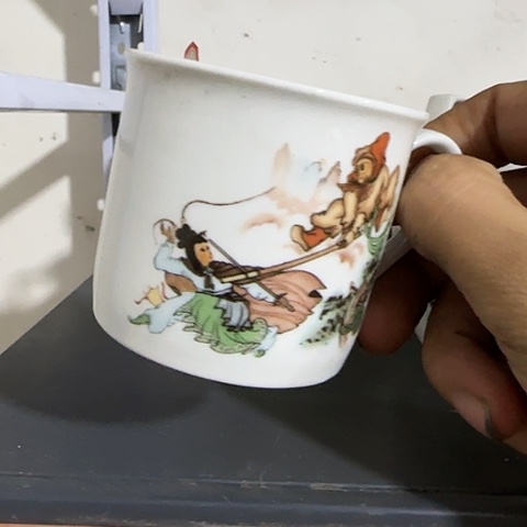 瓷片三打白骨精主人杯