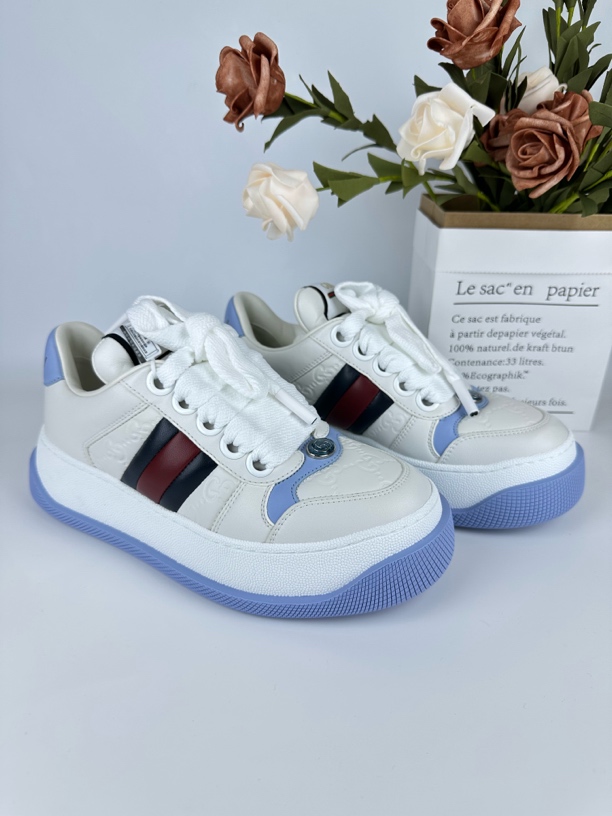 未使用 GUCCI/古驰 36码/全新全套未使用Gucci古驰胖丁厚底鞋