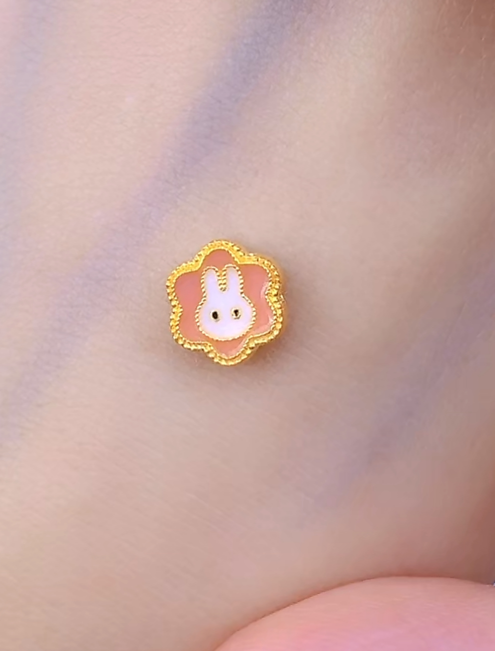 足金999 转运珠小兔子  按克售卖g