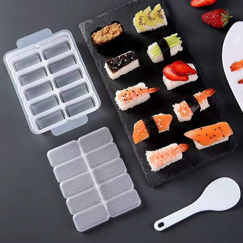 军舰寿司模具10连体做手握饭团紫菜包饭制作米饭寿司料理工具家用