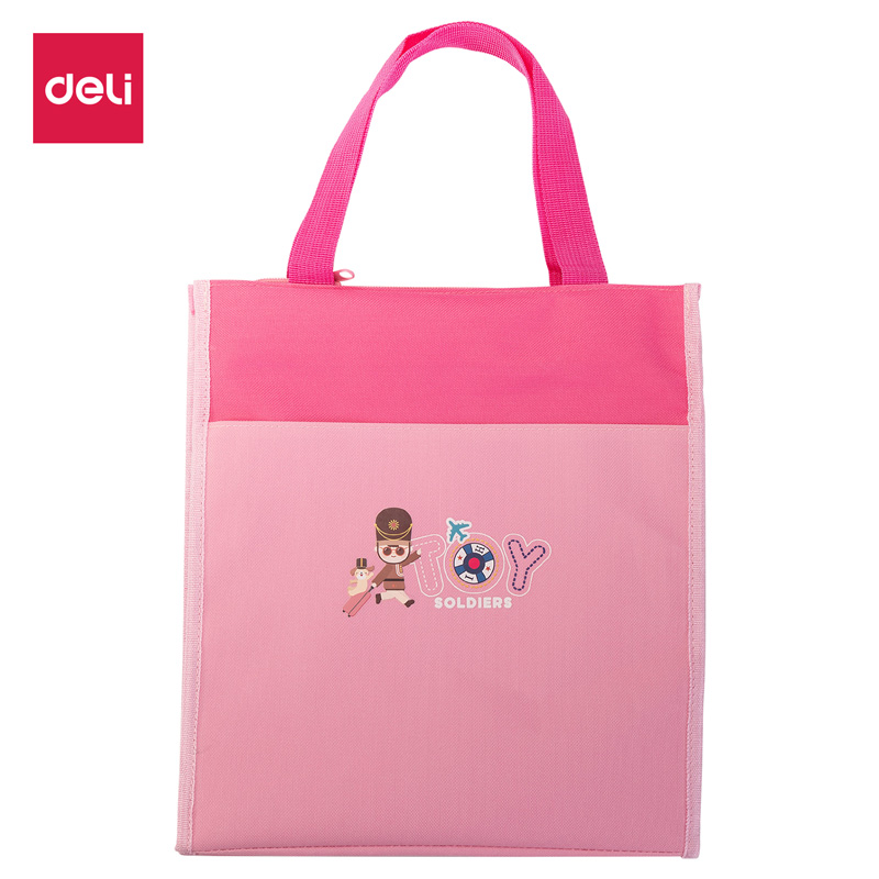 大步专属得力72601补习袋(粉色)(只)