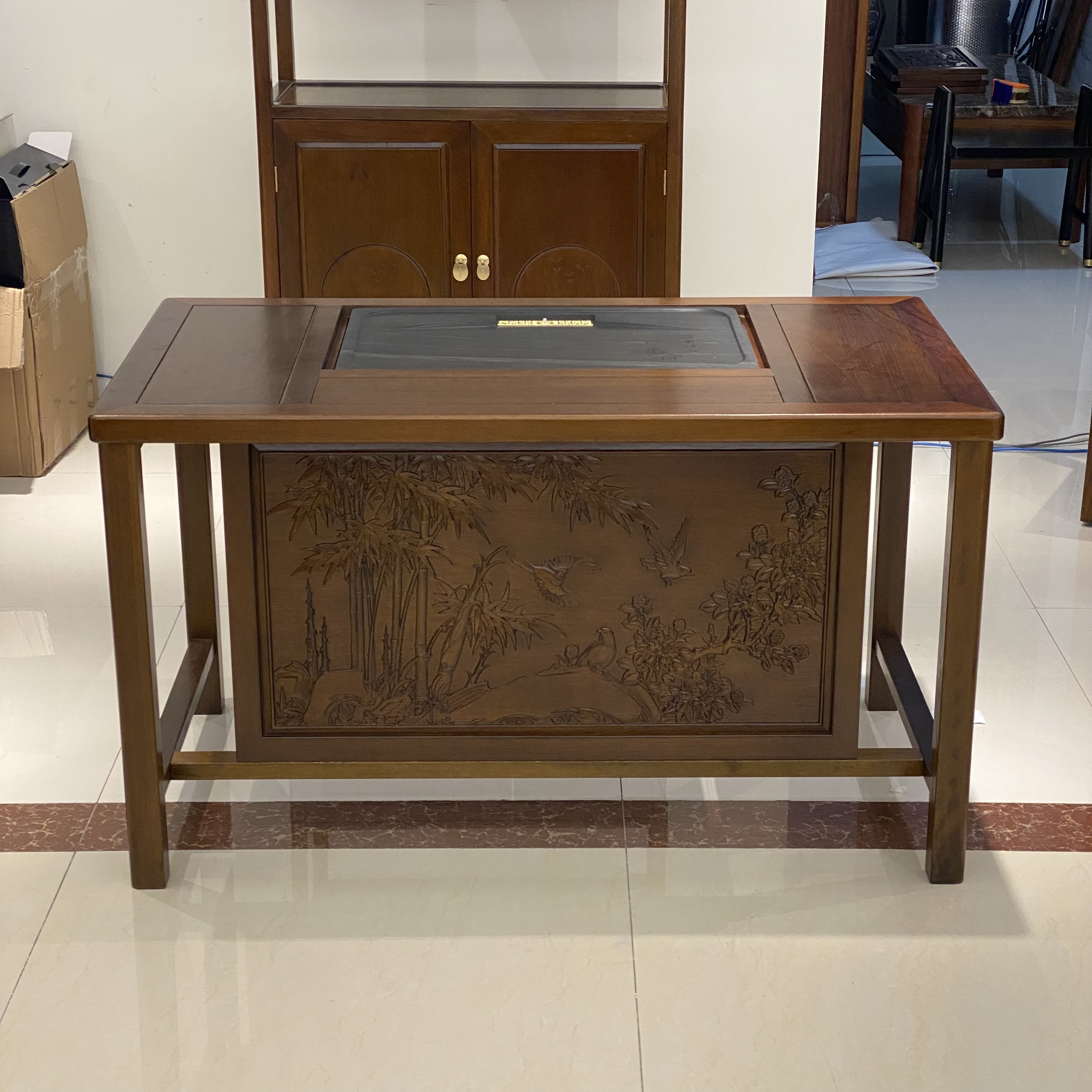 堂哥唯唯推荐-1.2米步步高茶台茶桌 尺寸:120*65*70