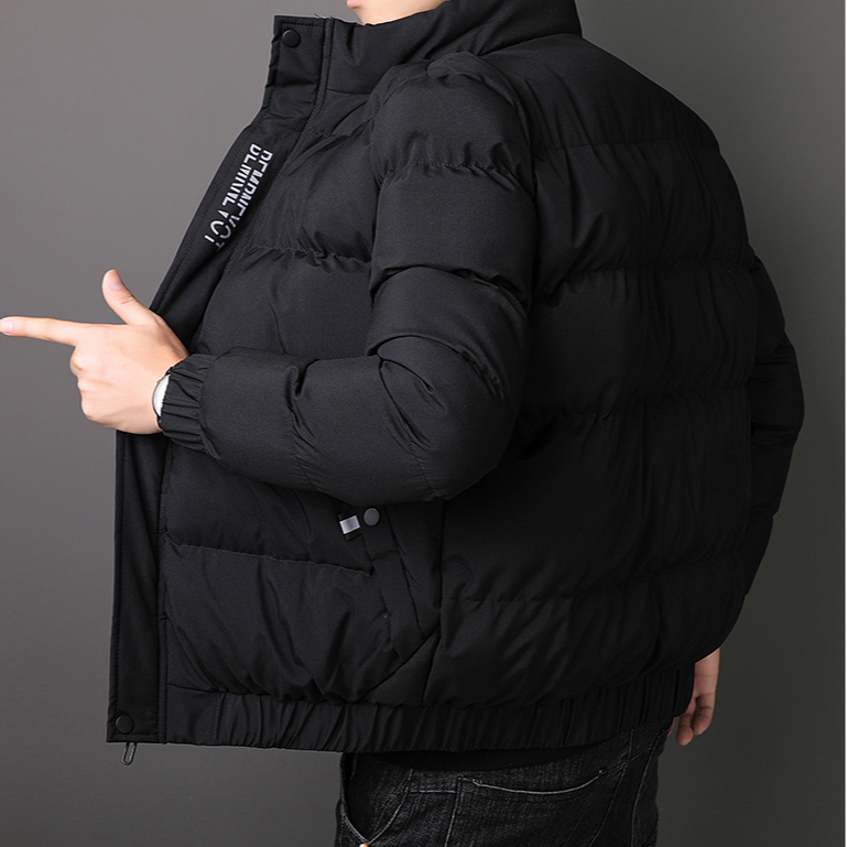 棉服短款立领修身保暖棉衣男士潮流外套冬季加厚休闲棉袄冬天上衣