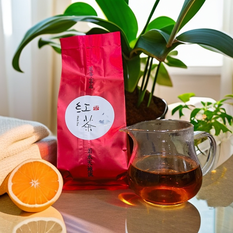 DANFENGSHAN丹峰山花蜜香养胃桐柏工夫红茶2号250g  (红茶碎）