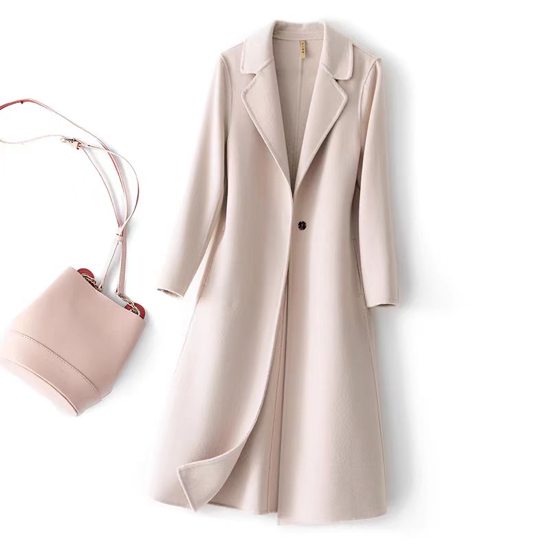 （71-80）长款大衣外套女秋冬春新款高级感韩系超好看休闲流行大衣