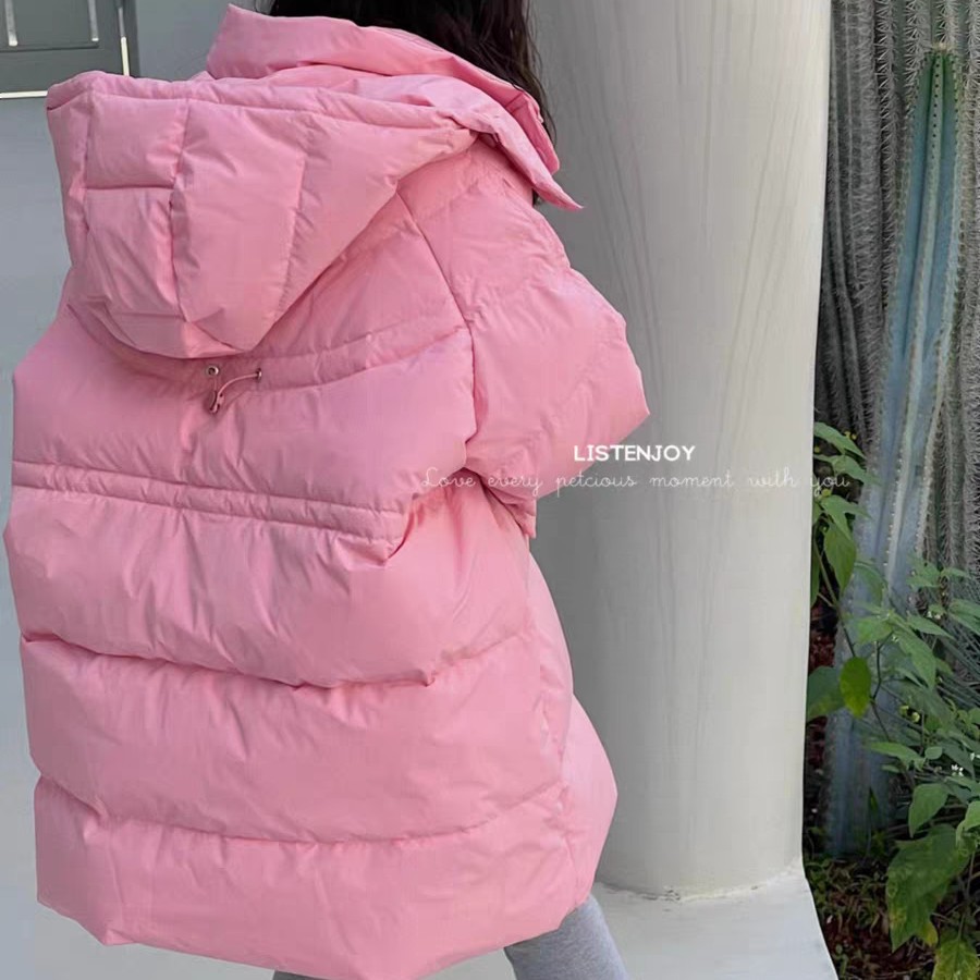 韩货童装冬季羽绒服亲子加厚白鸭绒羽绒服男童女童羽绒服