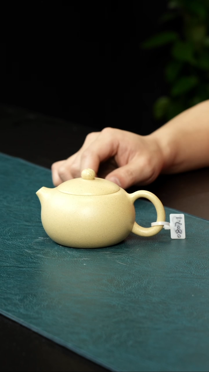【闪购商品】紫砂茶杯紫砂壶  龙骨本绿 西施壶