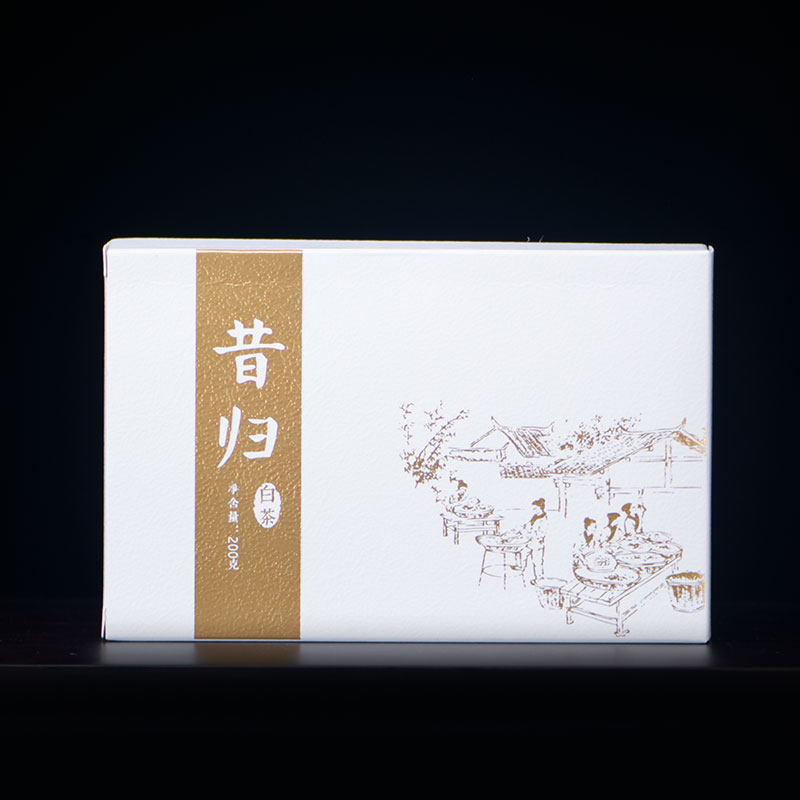 昔归 白茶（紧压茶） 茶砖 200g/砖