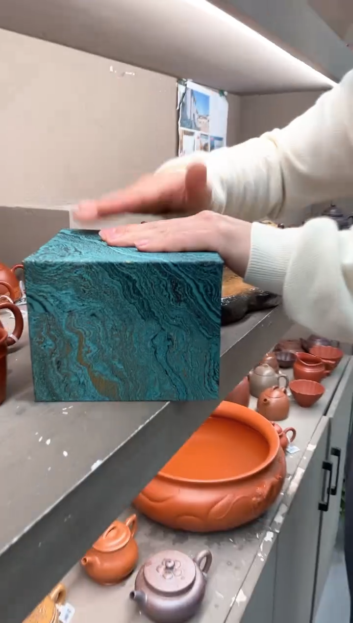 【闪购商品】紫砂茶杯锦盒N0121