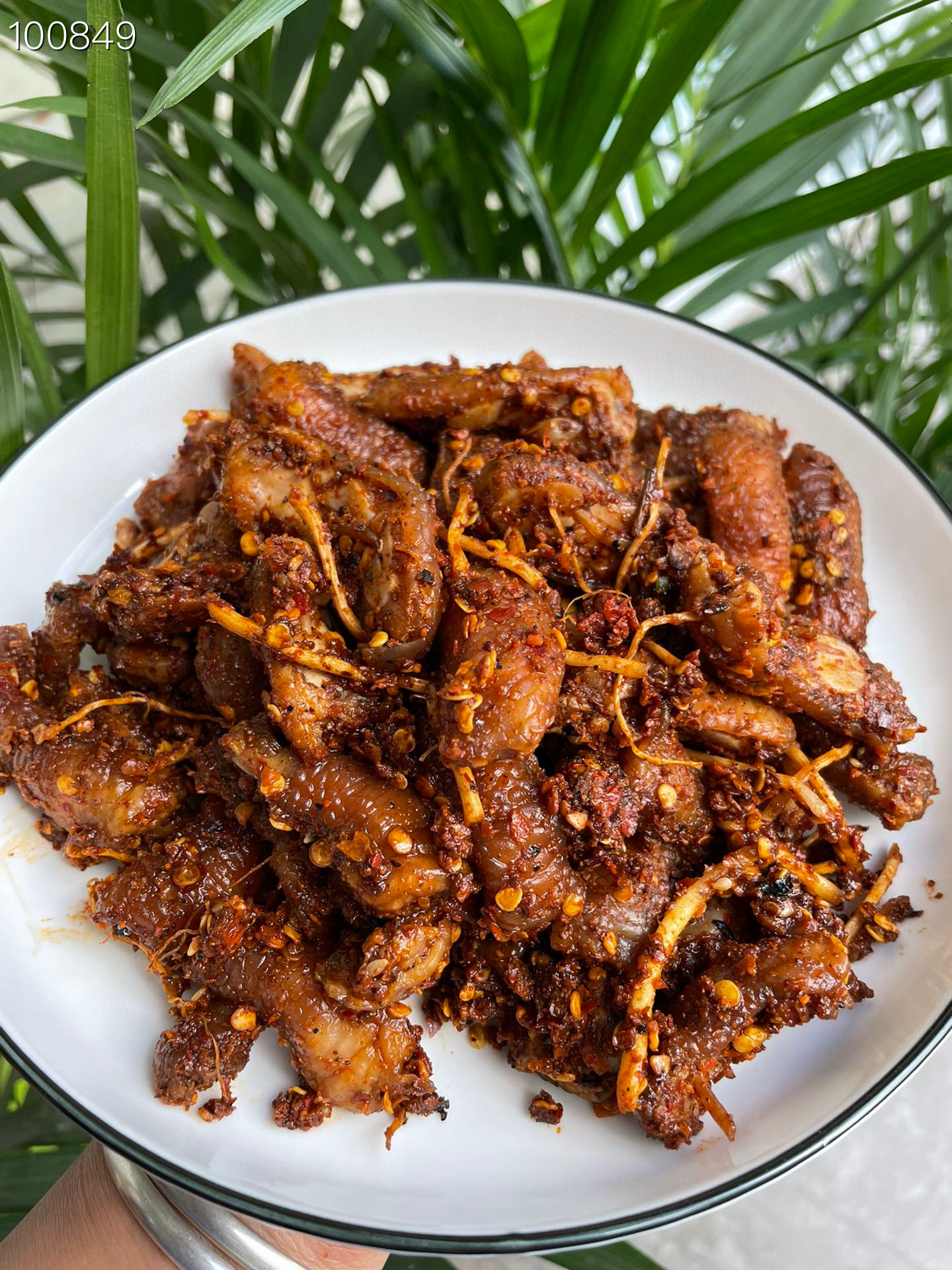 佤味鸡脚筋（卤鸡肉）麻辣味，开瓶即食顺丰包邮