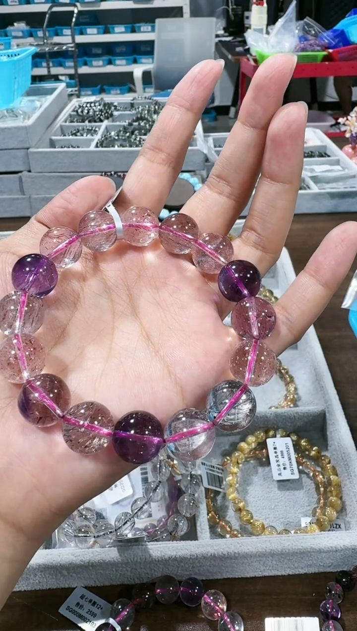 【闪购商品】水晶手链未镶嵌Y0138    13mm
