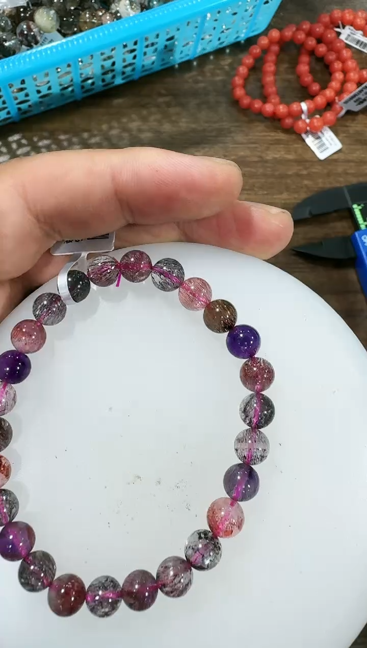 【闪购商品】水晶手链未镶嵌匝1881    6mm