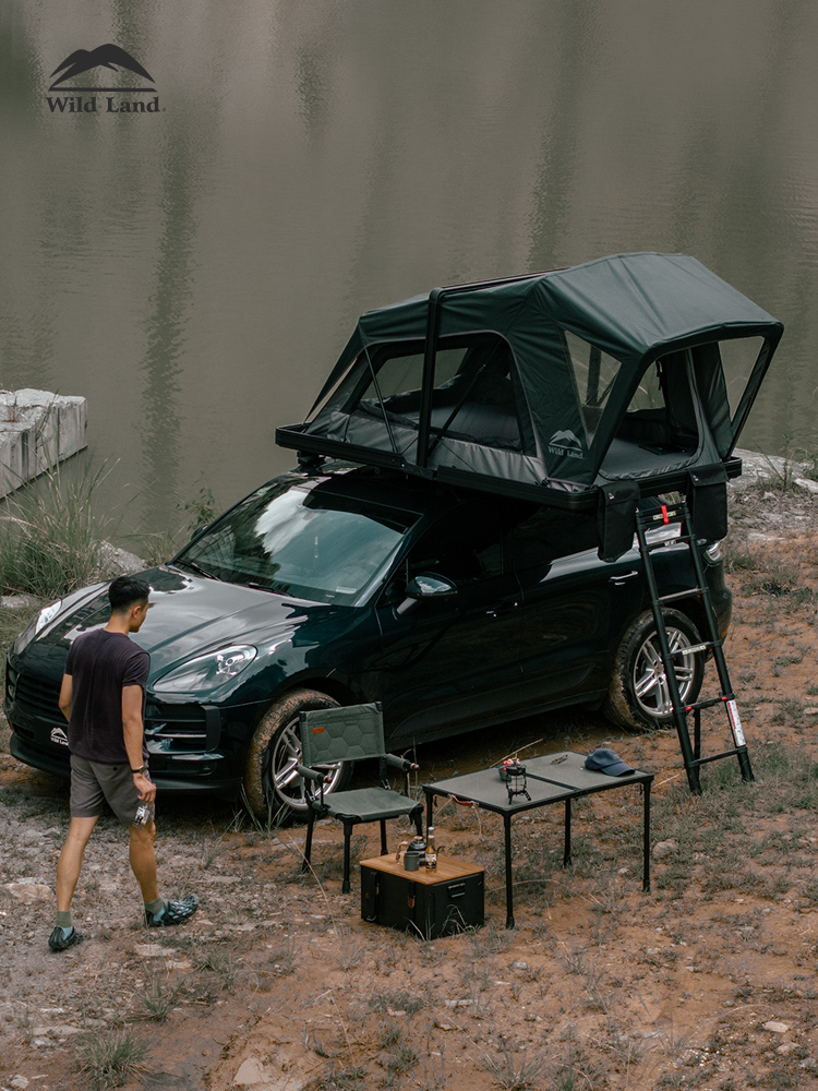 秋野地探索者硬顶硬壳车顶帐篷坦克300比亚迪唐汉兰达bj40超小