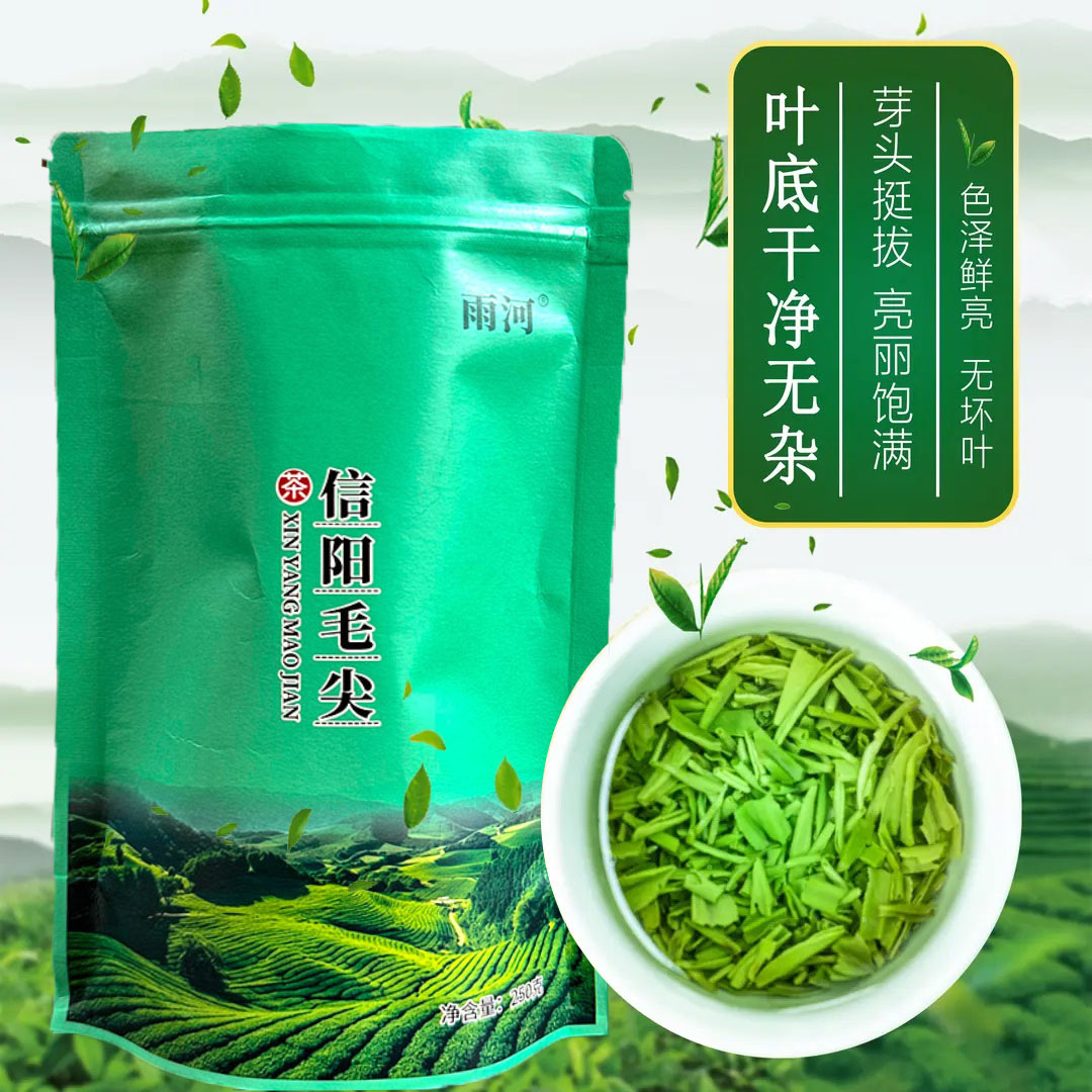 2023信阳毛尖新茶明前高碎断芽茶半斤装z