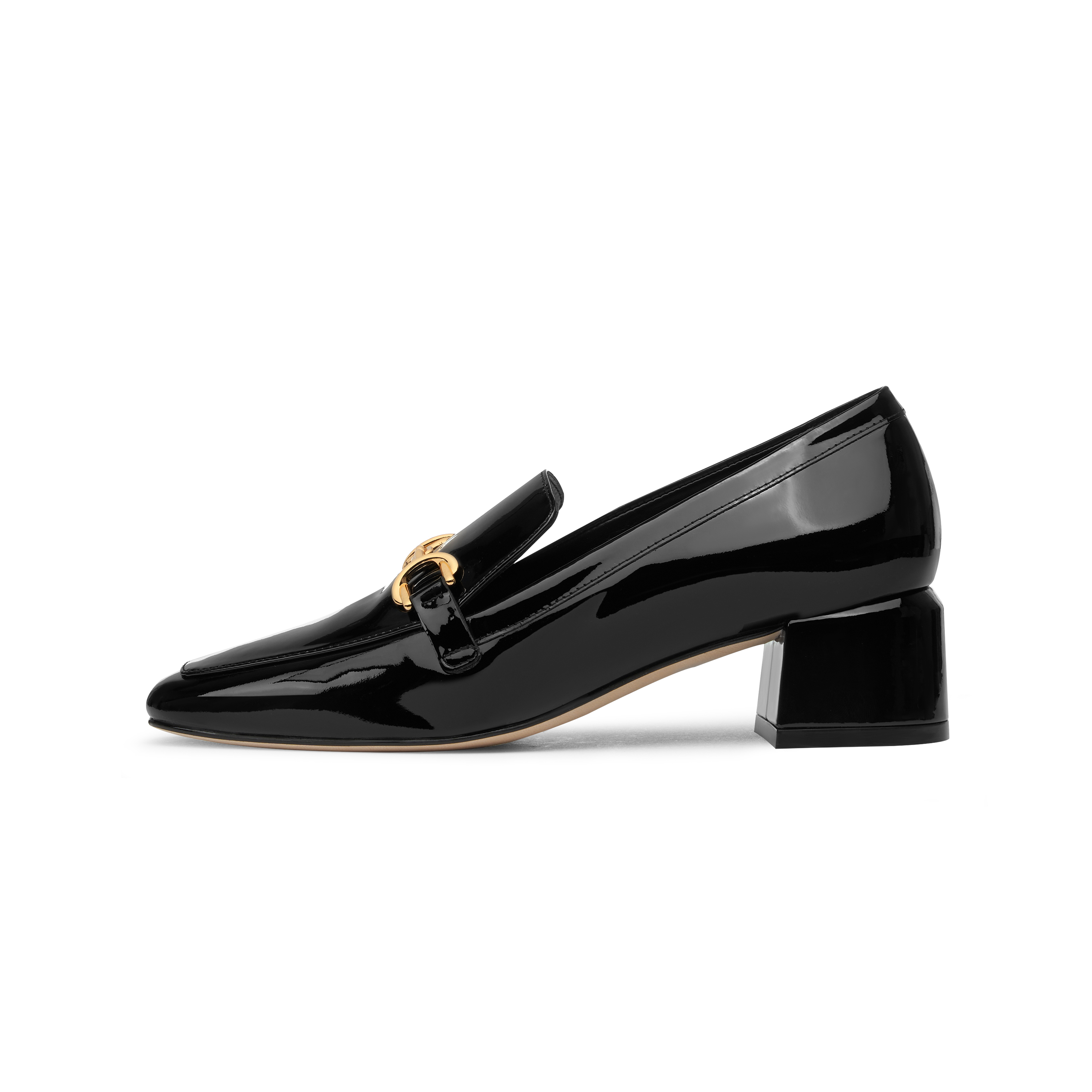 【苏州比斯特】SW OWEN BUCKLE 45 LOAFER黑漆皮乐福鞋