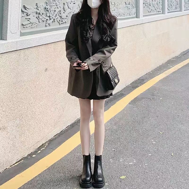 《直播间专属链接非图片款》秋冬西装女大版显瘦休闲西服吊带