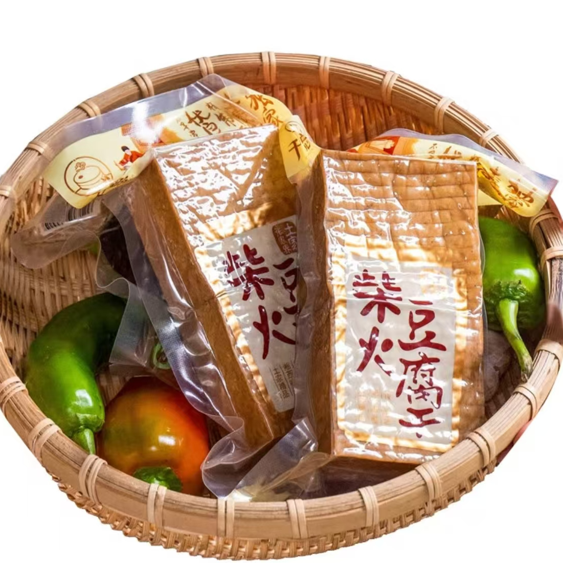 【岩壁村书记助农】农家自制柴火豆腐