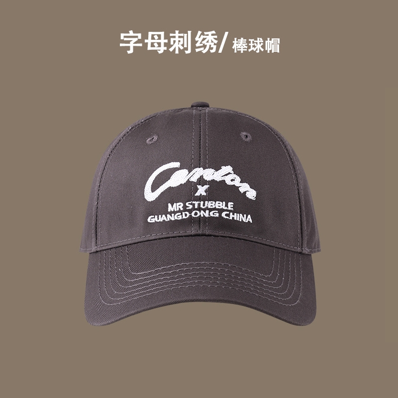 秋冬小众设计感棒球帽男女美系宽帽檐显脸小硬顶鸭舌帽嘻哈帽子女