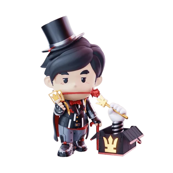 【官方正品】周同学 神秘魔术师·周限量手办-16cm 现货