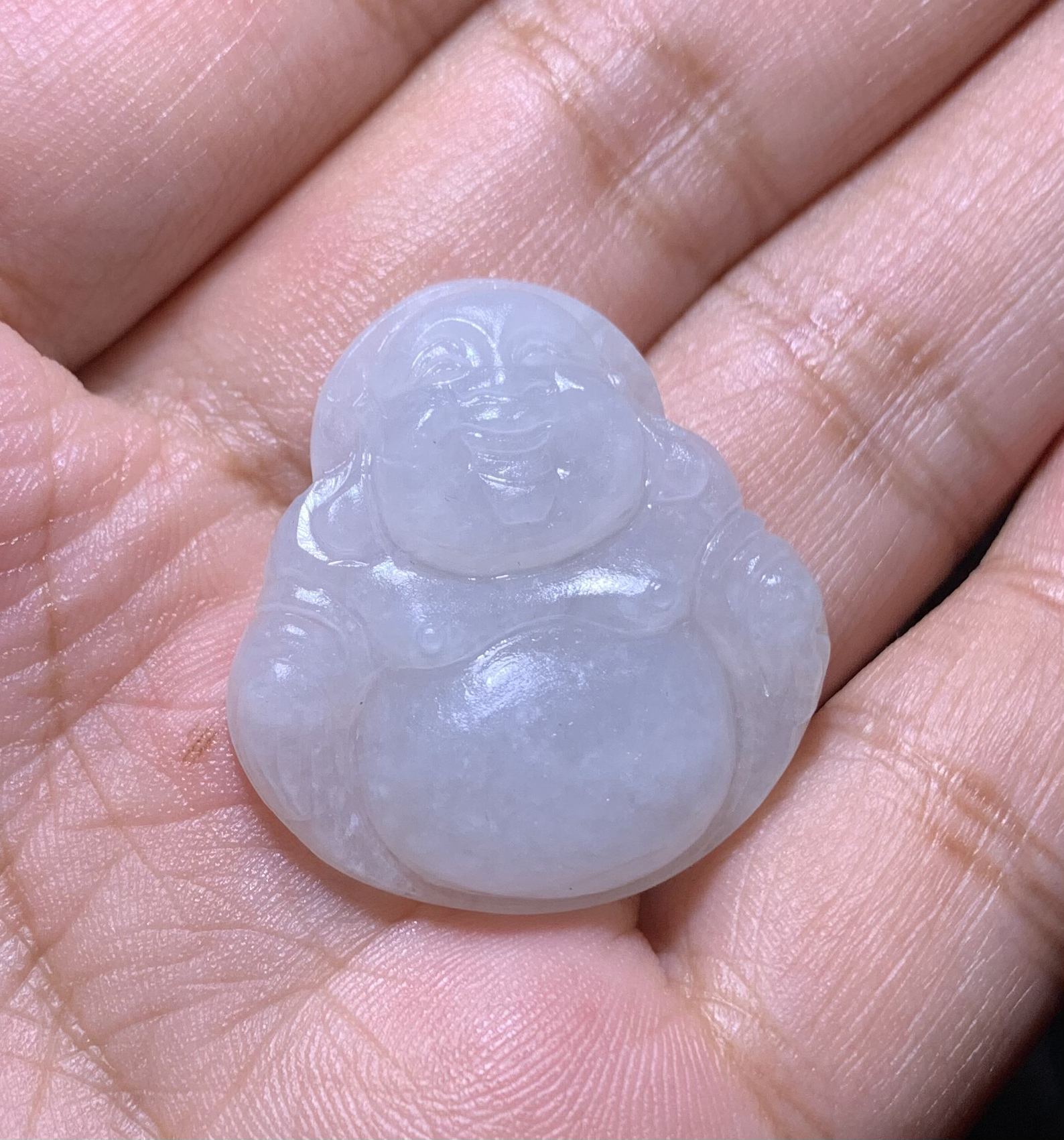 【毛货•佛公】缅甸天然A货翡翠毛货大肚佛佛公送礼圈粉价小挂件