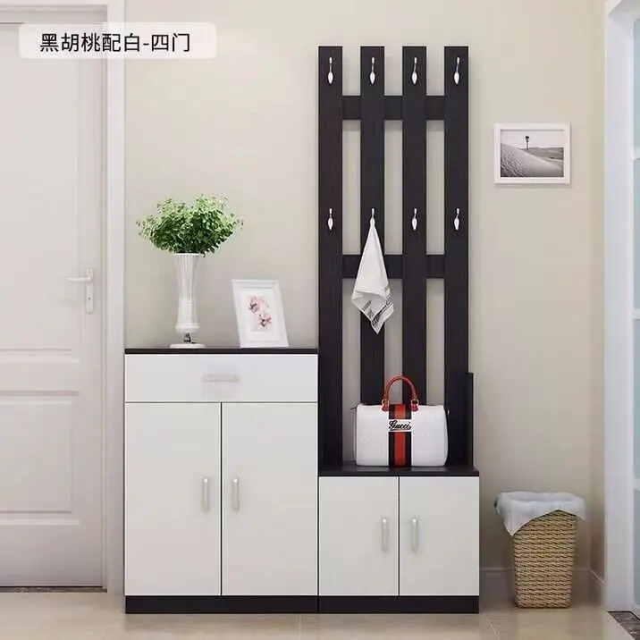 【小扬哥推荐】落地挂衣架衣帽架一体衣架新品进户鞋柜入户挂衣柜