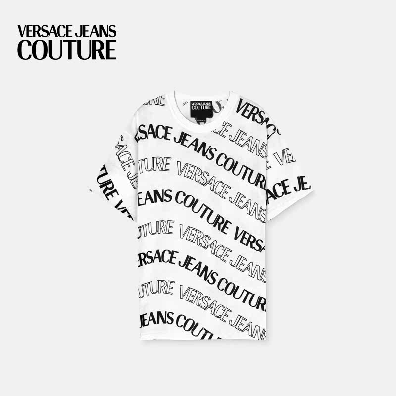VERSACE JEANS COUTURE 男士Logo T恤