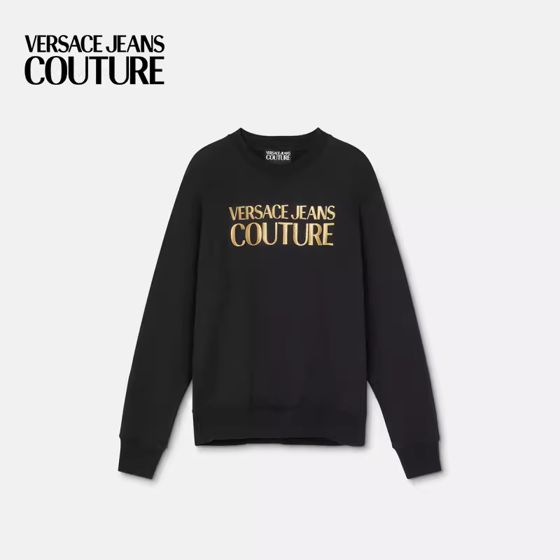 VERSACE JEANS COUTURE男士时尚套头圆领卫衣