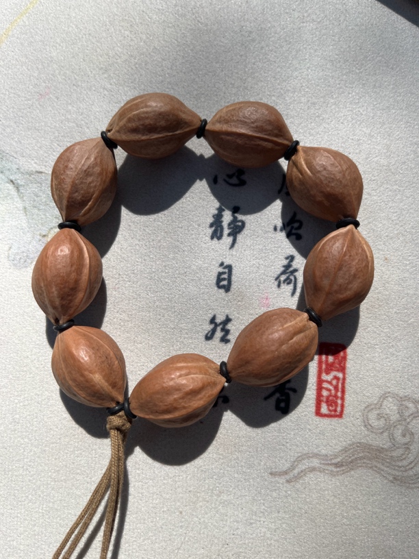 20梅林铁核橄榄核原皮素串，树农一手货源