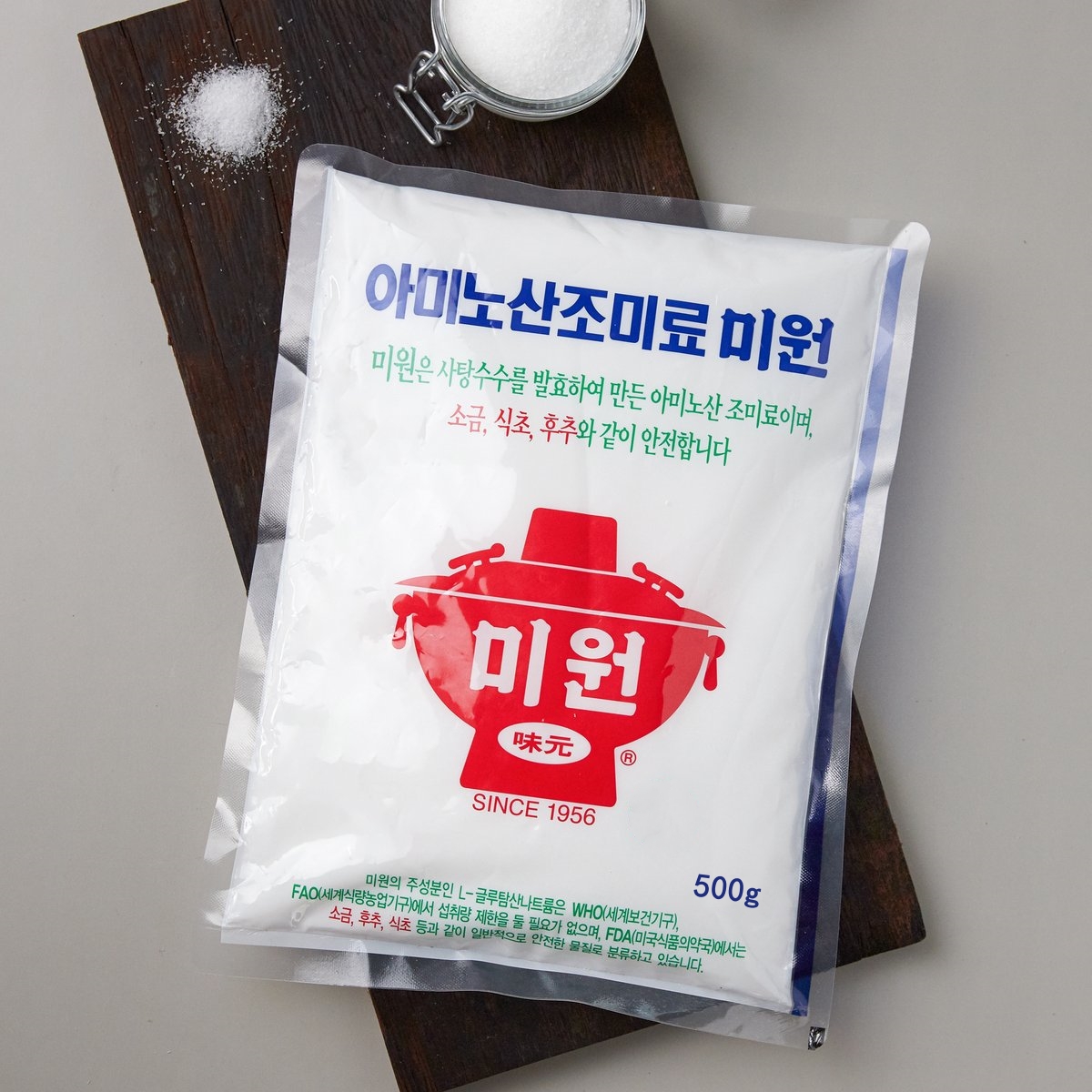 【律哥推荐】韩国进口清净园味元味精调味料500克/袋鲜味浓郁美味