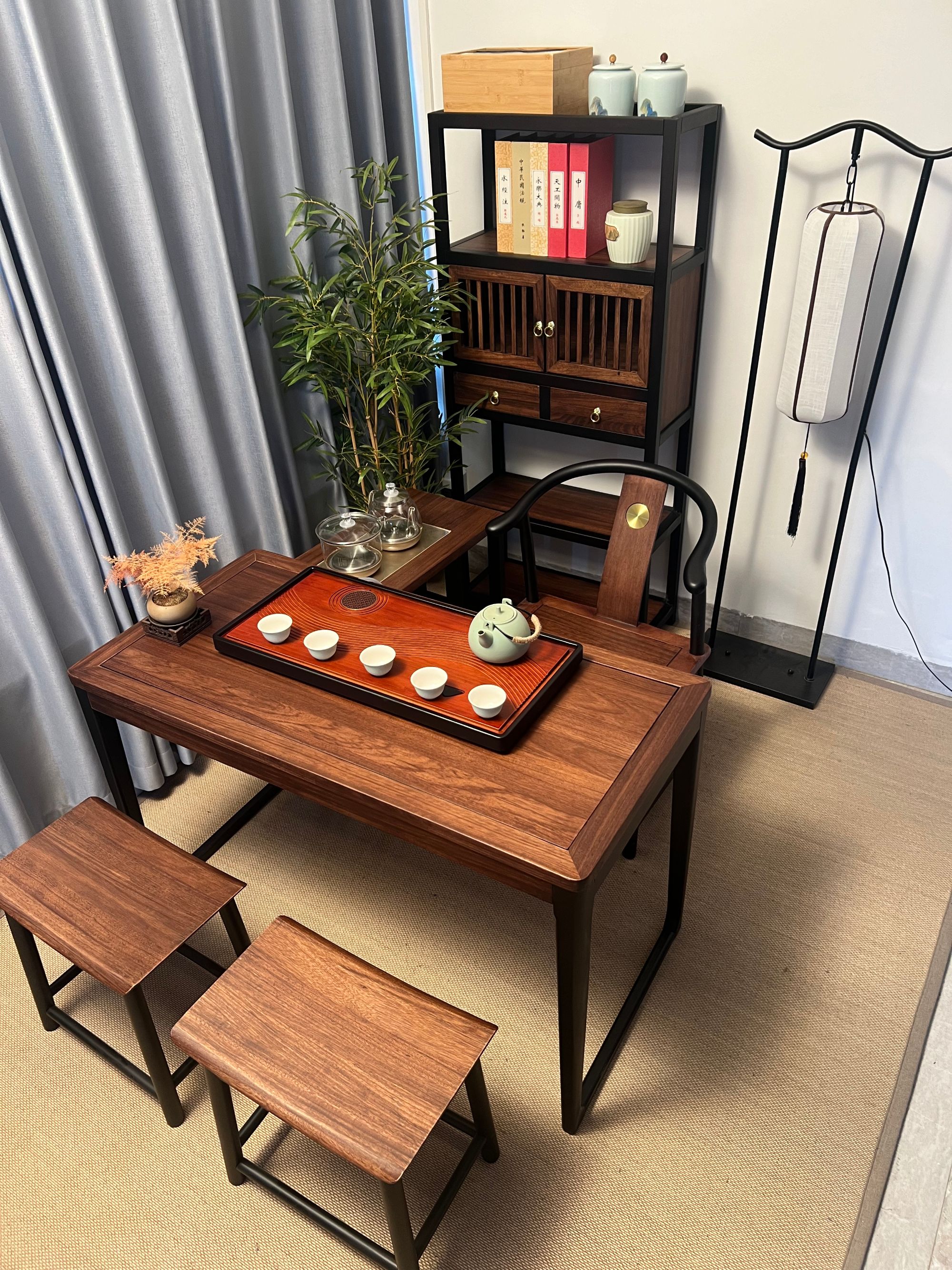 新中式小阳台茶桌客厅茶桌客厅家用茶桌椅