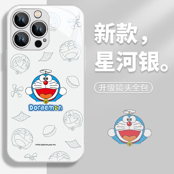 玻璃壳适用苹果15/华为/小米/OPPO/VIVO手机壳14情侣新款13可爱12