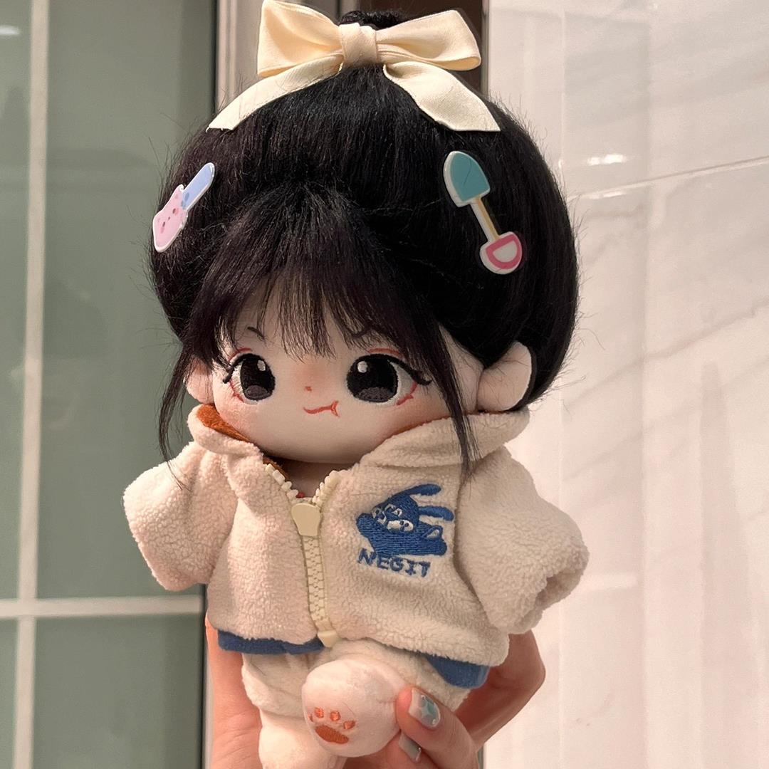 新疆包邮棉花娃娃毛绒玩具送儿童生日玩具礼物可换装人形玩偶公