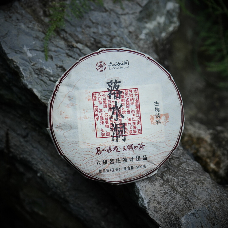 LIUSHANYUNJIAN/六山云间【2022年落水洞古树茶】古树春茶纯料200g