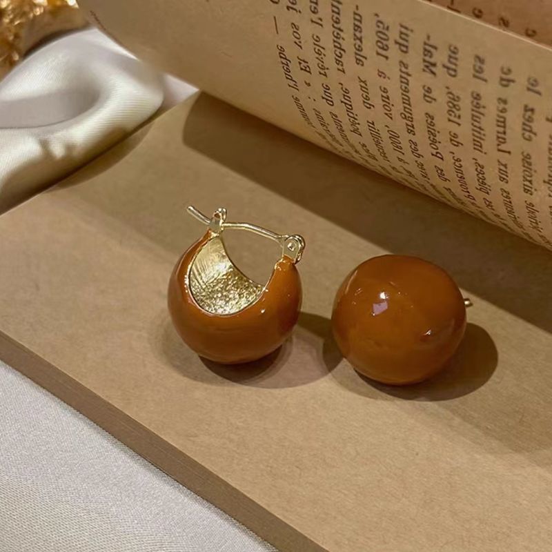 铜合金耳饰 金属复古高级耳环轻奢韩国耳钉套装设计感辣妹耳饰品