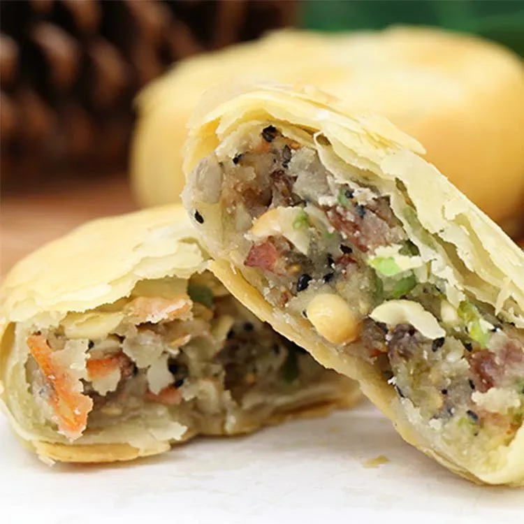 酥皮五仁月饼苏式老式月饼点心中秋手工酥饼传统糕点零食小吃散装