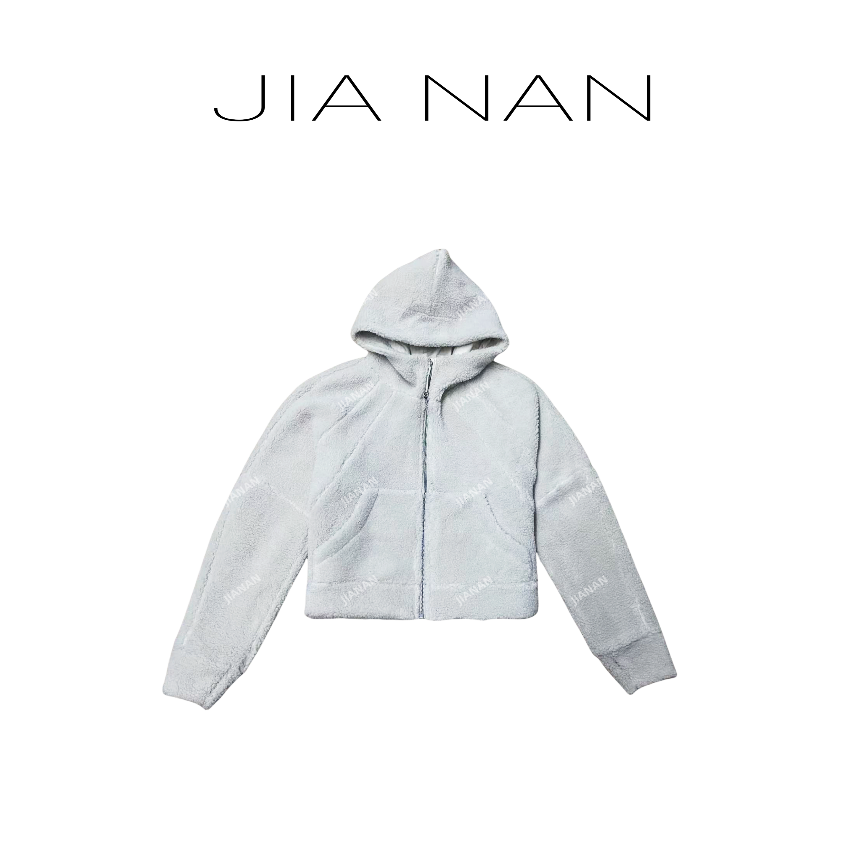 成人连帽羊羔绒休闲外套5171