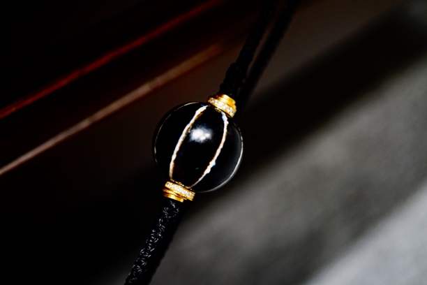 圣炎 泰系玛瑙八线瓜珠17.8×16.5mm