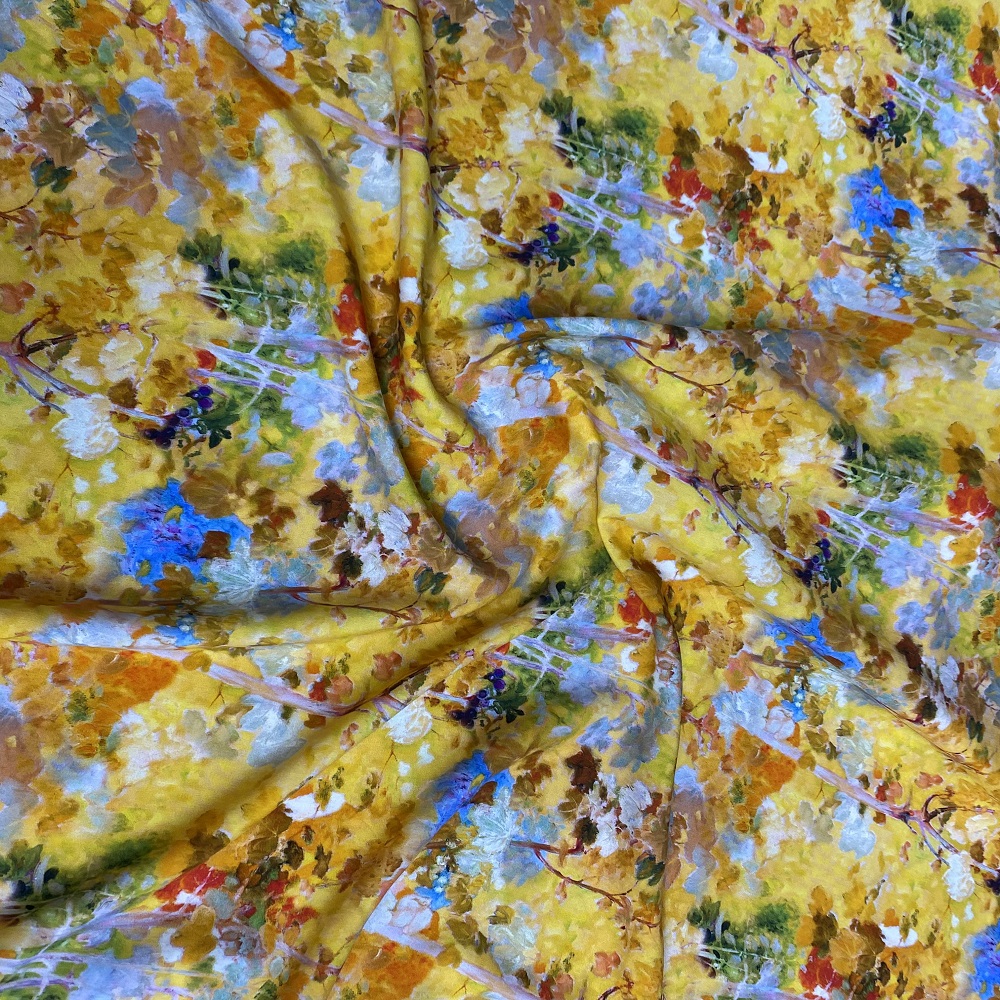 重磅棉绸初夏连衣裙旗袍面料柔软舒适.