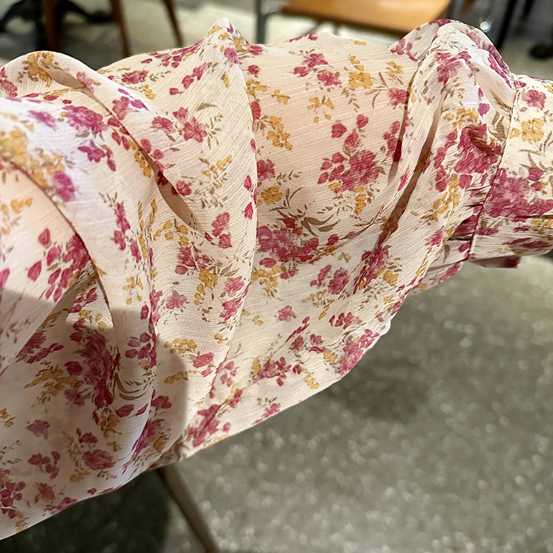 孤品捡漏 很仙小清新碎花茶歇及踝长裙法式v领气质显瘦连衣裙女