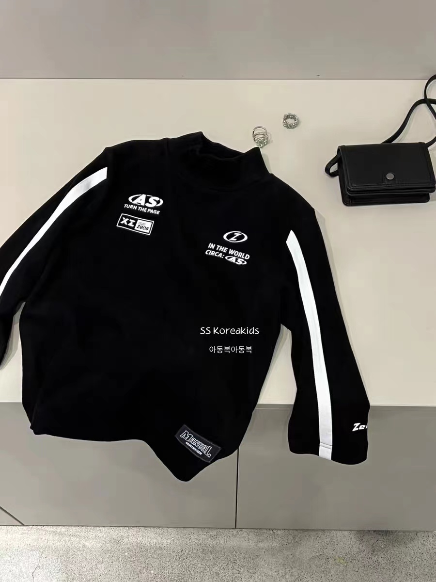 大宝童装/3521款，加绒韩版中大童保暖帅气潮流打底